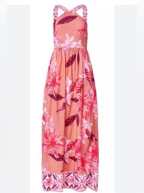 knee length dresses for ladies Venus Ribbon Mesh Maxi Dress 3X